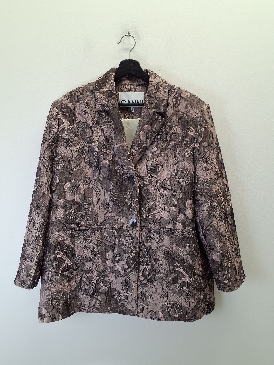 Ganni Oversize Jacquard Jakke